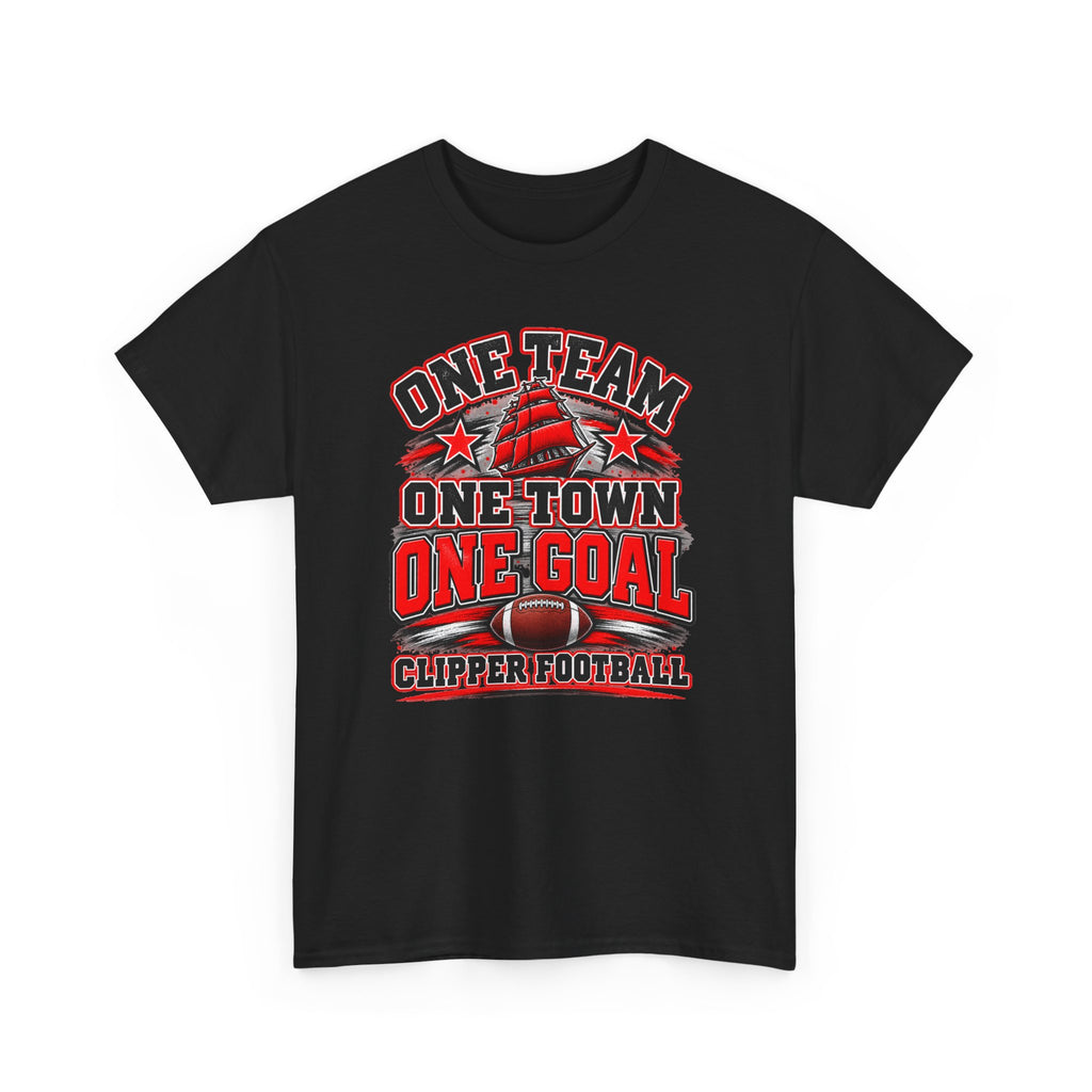 One Team One Town One Goal Clipper Football T-Shirt