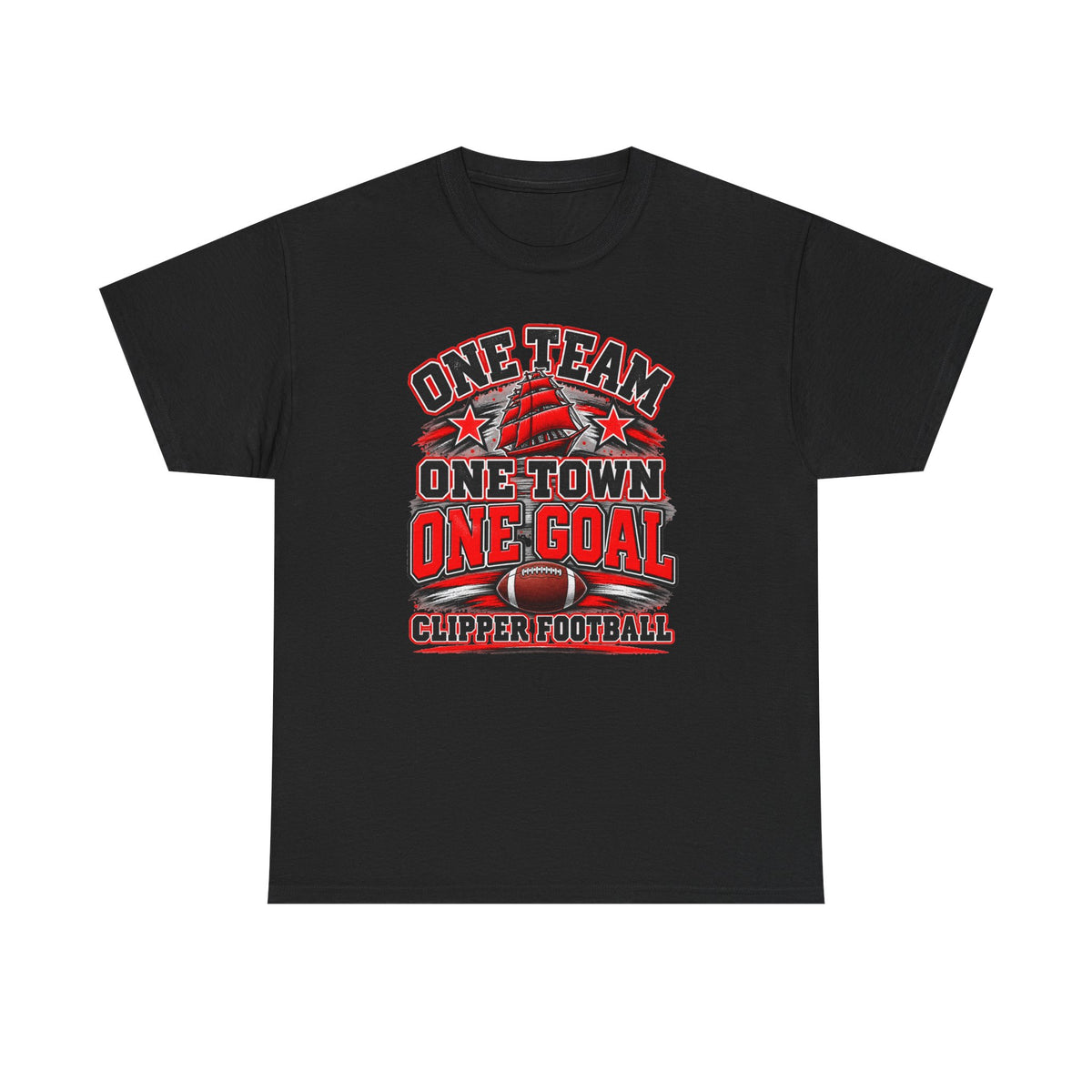 One Team One Town One Goal Clipper Football T-Shirt
