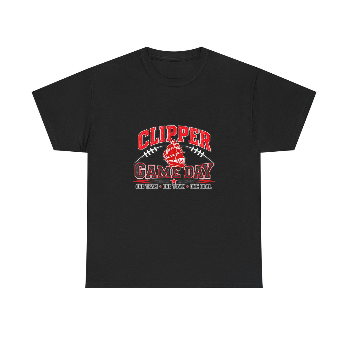 Clipper Football Game Day School Spirit T-Shirt