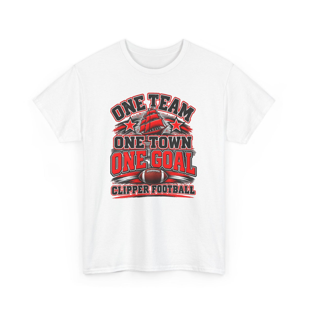 One Team One Town One Goal Clipper Football T-Shirt