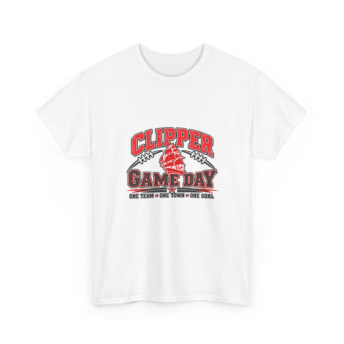 Clipper Football Game Day School Spirit T-Shirt