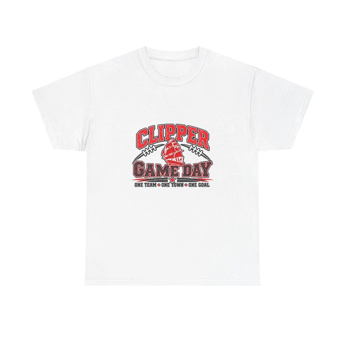 Clipper Football Game Day School Spirit T-Shirt