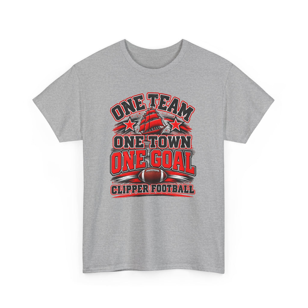 One Team One Town One Goal Clipper Football T-Shirt