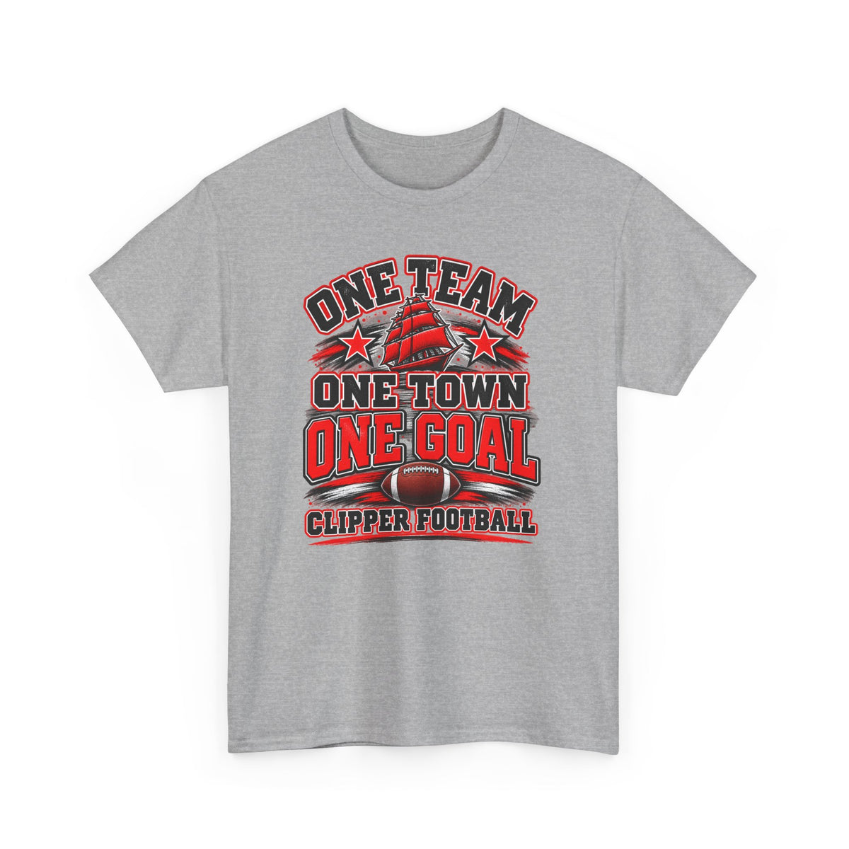 One Team One Town One Goal Clipper Football T-Shirt