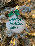 Santa’s magic key ornament, Christmas ornament, Santa key