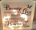 Lighted glass block